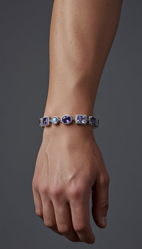 BRAZALETE VIOLETTE SILVER